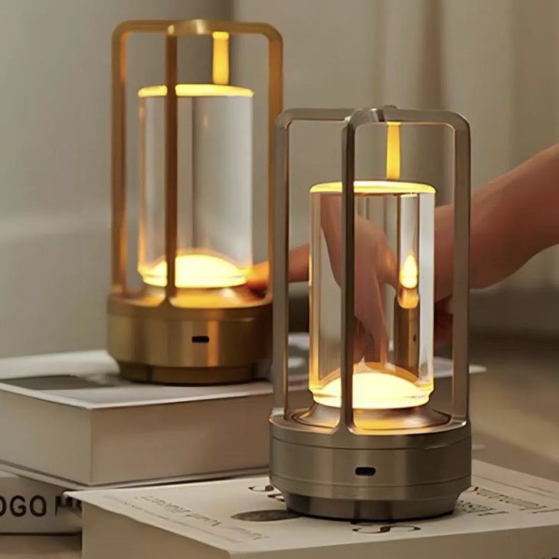 Modern Cordless Nordic Desk & Bedside Lamp with Touch Controls – Sleek Rechargeable LED Light for Home Décor, Living Rooms, and Modern Bedrooms -