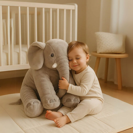 Soft Elephant Cuddle Pillow | Ultra Soft Plush for Babies & Toddlers, Perfect for Naps and Relaxation