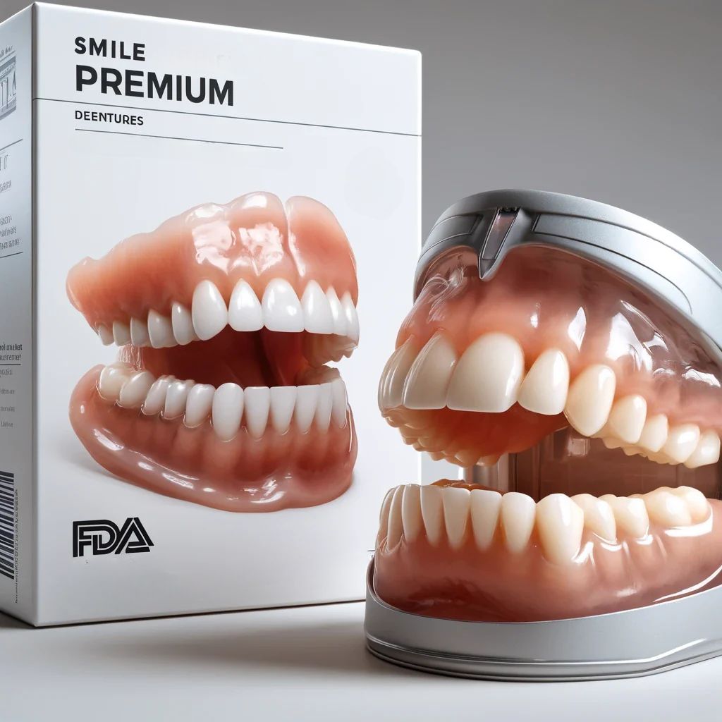 Customized Full Denture Set | Natural Ivory & Classic White for Comfortable, Youthful Smiles