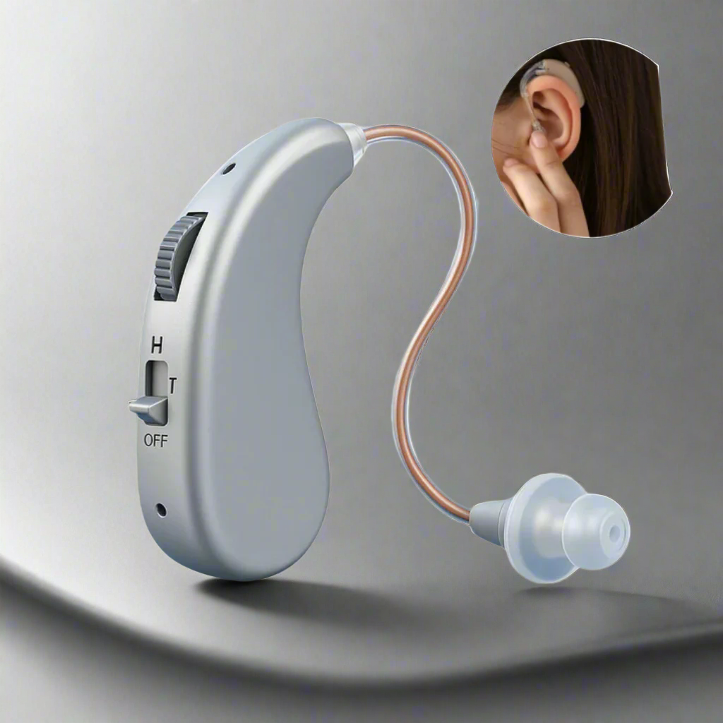 Rechargeable Digital Hearing Aid for Clear Sound Amplification & Daily Comfort - Ideal for Adults & Seniors