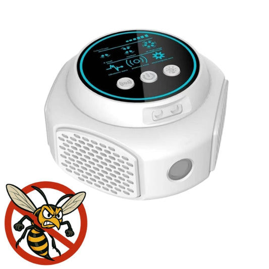 Ultrasonic Wasp & Hornet Repellent Plug-In | Chemical-Free. Silent Protection for Home. Pool & Patio (Covers 3200 sq. ft.)