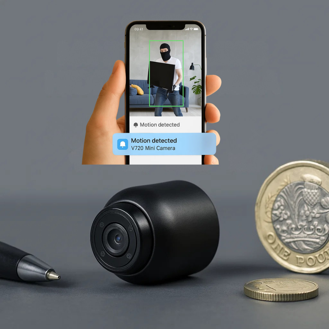 Mini Wireless Hidden Camera and Audio - Tiny Surveillance Mini Spy Cameras Wireless Nanny Monitoring