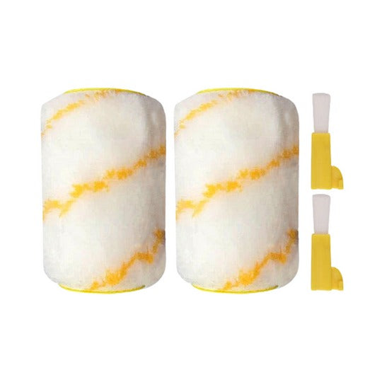 Precision Paint Roller with Ergonomic Handle & High-Density Foam for Smooth Finish & Easy Application