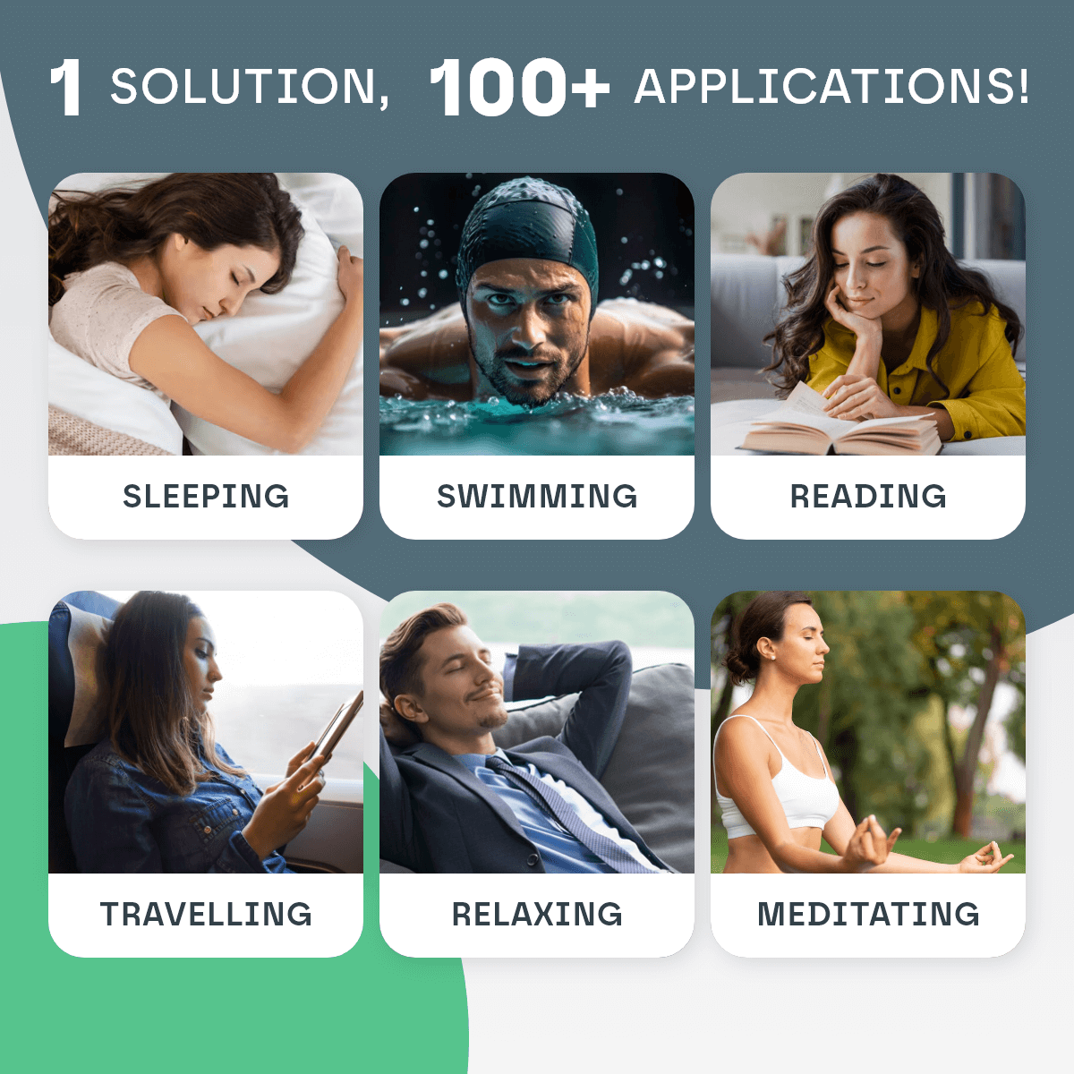 Sleep Ear Plugs at Night | 33dB Noise Cancelling, Soft, Custom-Fit Design for Uninterrupted Rest & Focus