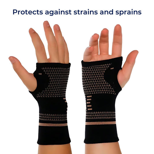 FlexSupport Wrist Brace with Heat Pad for Back Pain – Breathable Support for Injuries, Chronic Pain & Post-Surgery Recovery