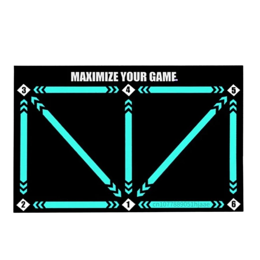 Football Pro Training Mat | Anti-Slip, 2x2m Space & Video Program for Skill Enhancement and Home Training
