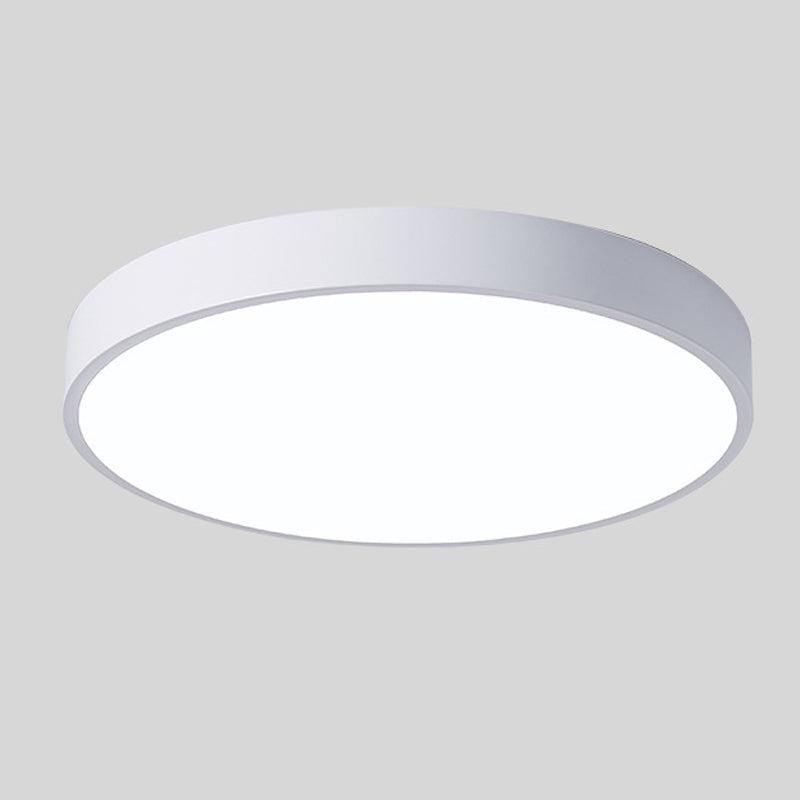 Scandinavian Circular LED Ceiling Light | Soft Illumination, Minimalist Design & Ideal for Bedrooms and Work Areas