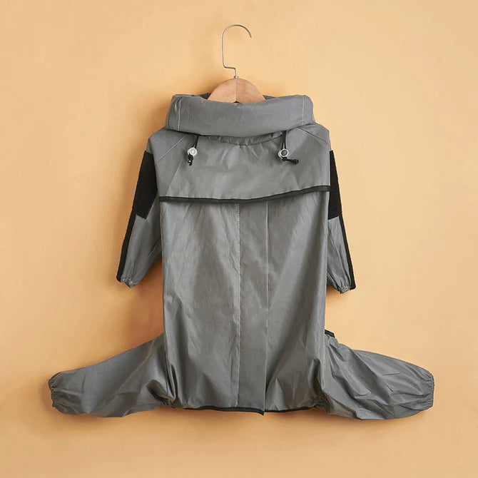Waterproof Dog Coat with Legs – Reflective Dog Rain Jacket for Small & Large Breeds | Best Rain Coat for Dogs UK