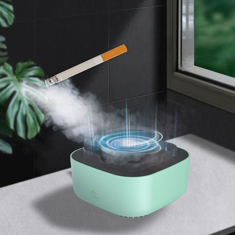 Smoke Removal Air Purifier Ashtray | Air Filters for Cigarette smoke | Advanced Multi-Layered Filtration & Silent Fans for Indoor Use