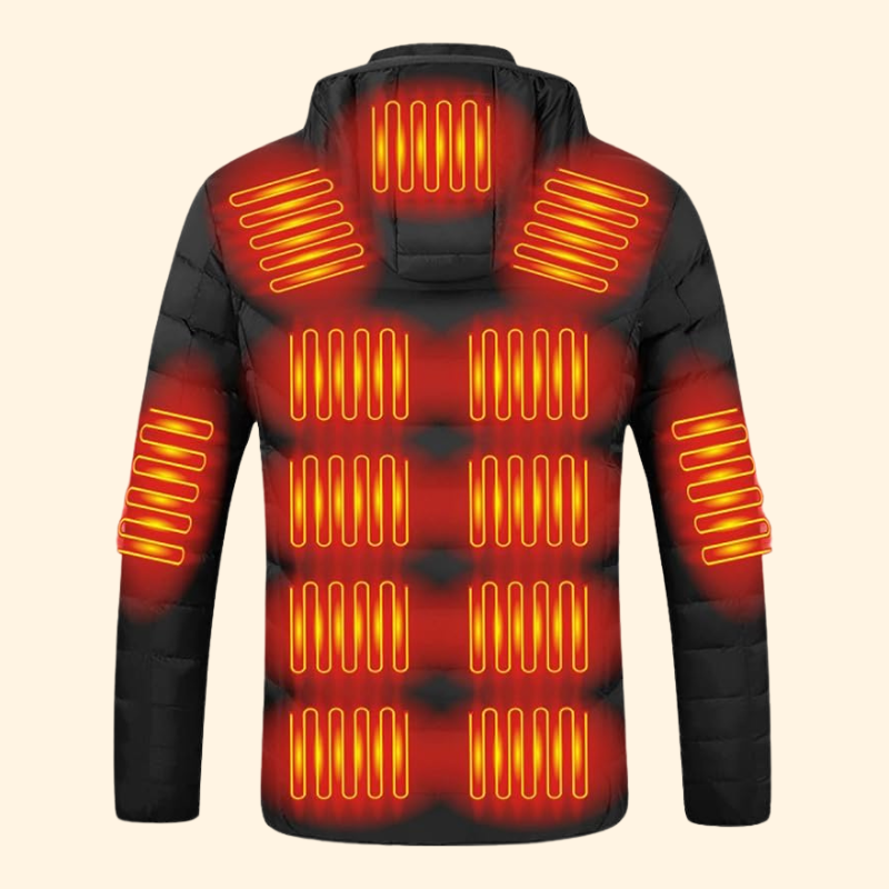 Men’s & Women’s Heated Jacket – Best Rechargeable Heated Puffer Coat, Lightweight Battery Heated Winter Jacket UK