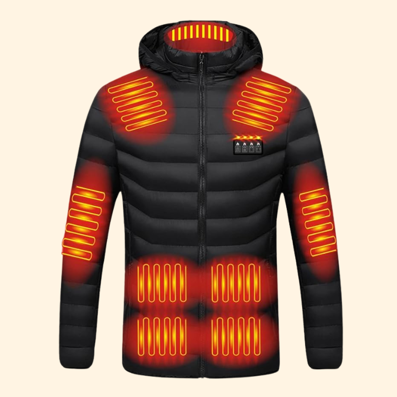 Men’s & Women’s Heated Jacket – Best Rechargeable Heated Puffer Coat, Lightweight Battery Heated Winter Jacket UK