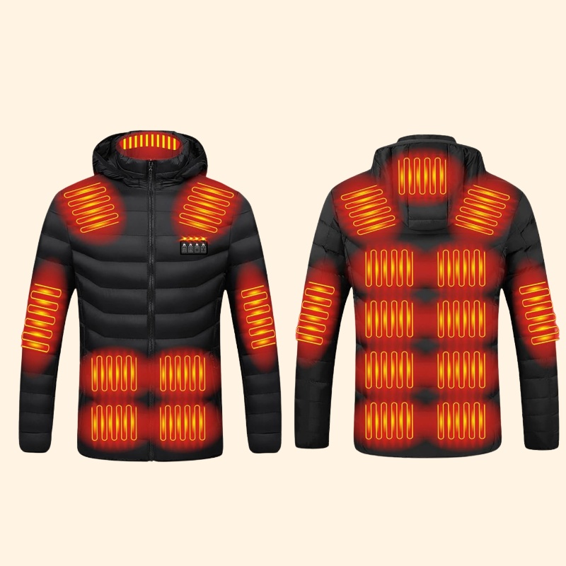 Men’s & Women’s Heated Jacket – Best Rechargeable Heated Puffer Coat, Lightweight Battery Heated Winter Jacket UK