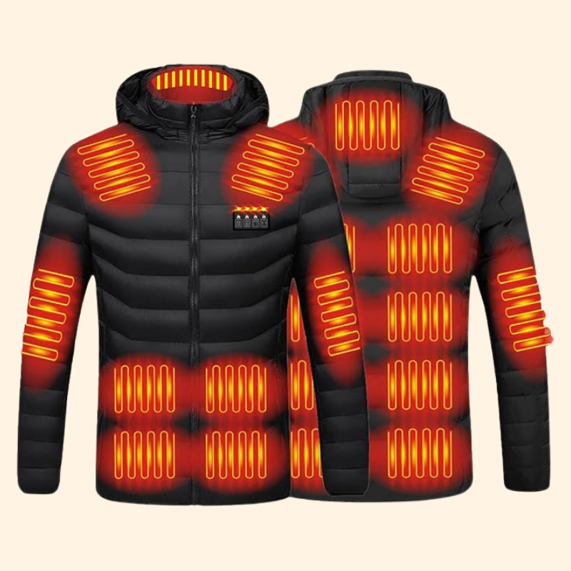 Men’s & Women’s Heated Jacket – Best Rechargeable Heated Puffer Coat, Lightweight Battery Heated Winter Jacket UK