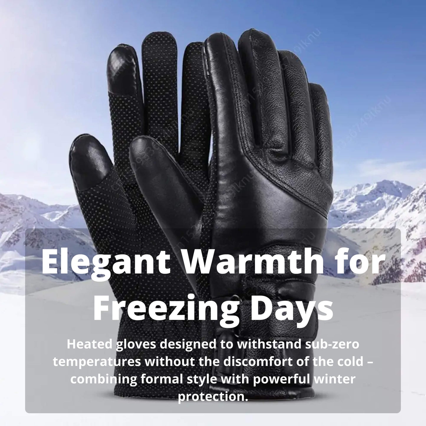 Heated Gloves for Women UK – Ladies Thermal Waterproof Winter Gloves with Touch Screen & USB Rechargeable Warm Design
