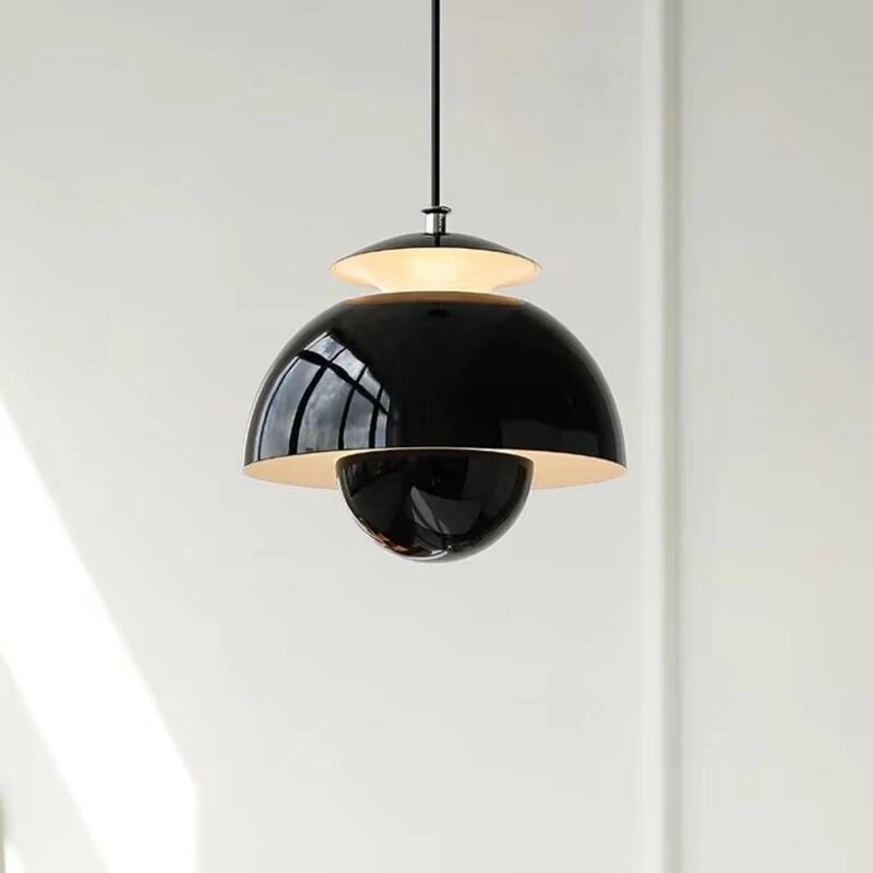 LED Pendant Light Fixture - Nordic Modern Design with Adjustable Height - Ideal for Dining Room, Kitchen, and Living Spaces