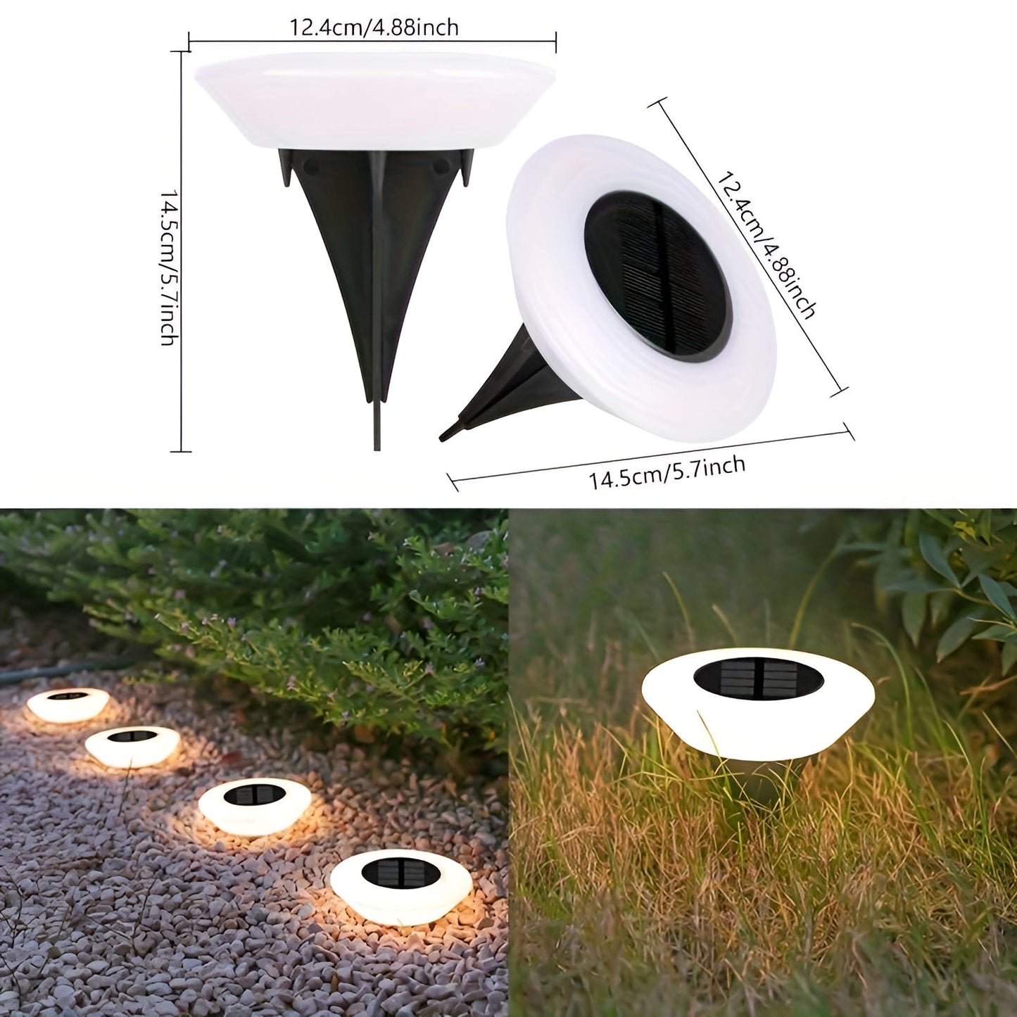 LED Solar Outdoor Lamp | Weatherproof, Easy Installation & Ideal for Garden and Patio Lighting