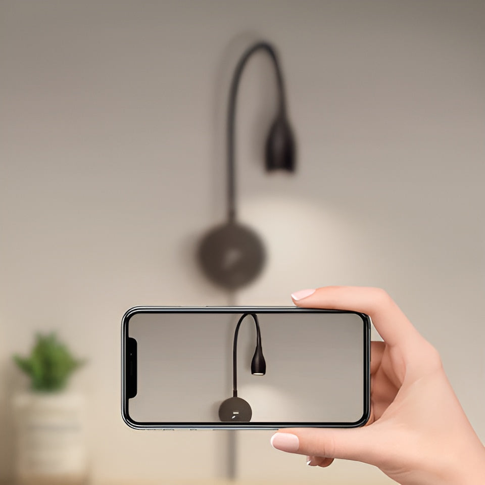 Flexible Wall Reading Lamp | Dimmable Touch Control & Energy Efficient for Cozy Reading and Relaxation