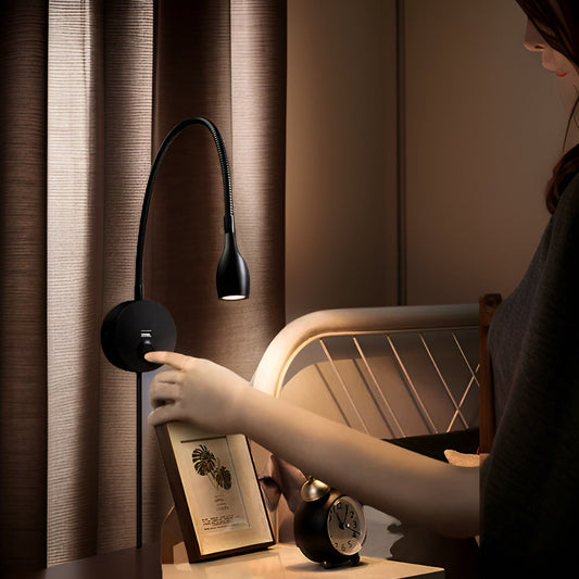 Flexible Wall Reading Lamp | Dimmable Touch Control & Energy Efficient for Cozy Reading and Relaxation