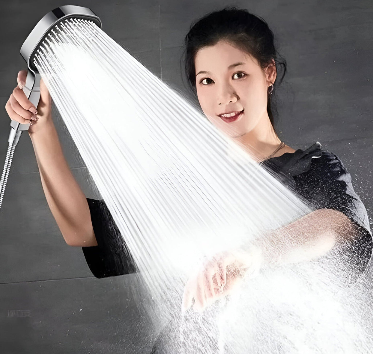 High-Pressure Shower Head | Turbo-Boost Technology & Advanced Filtration for Healthier Skin and Hair