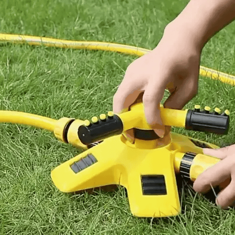 360° Rotating Lawn Sprinkler | Stable, Multi-Angle Nozzles for Even Coverage in Large Gardens