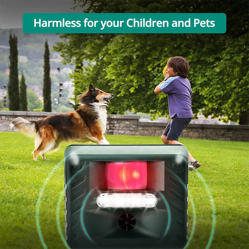 Ultrasonic Animal Repeller | Motion-Activated, Eco-Friendly & Safe for Gardens and Yards