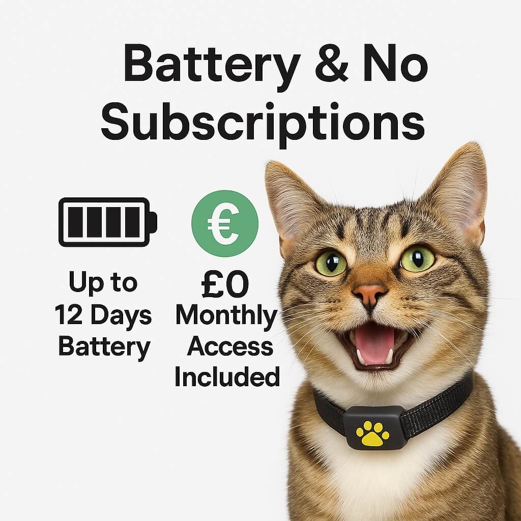 #1 Find GPS Cat Tracker with Real-Time Location, Waterproof Design, and Activity Monitoring for Pet Safety and Tracking