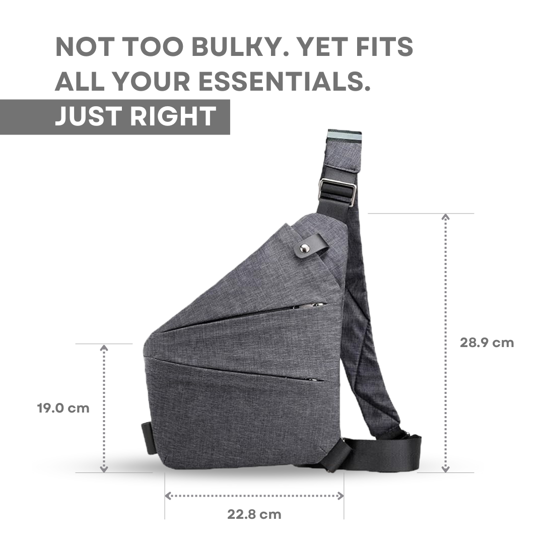 Anti-Theft Crossbody Bag | Lightweight, Slash-Resistant & Ideal for Travel, Commuting & City Adventures