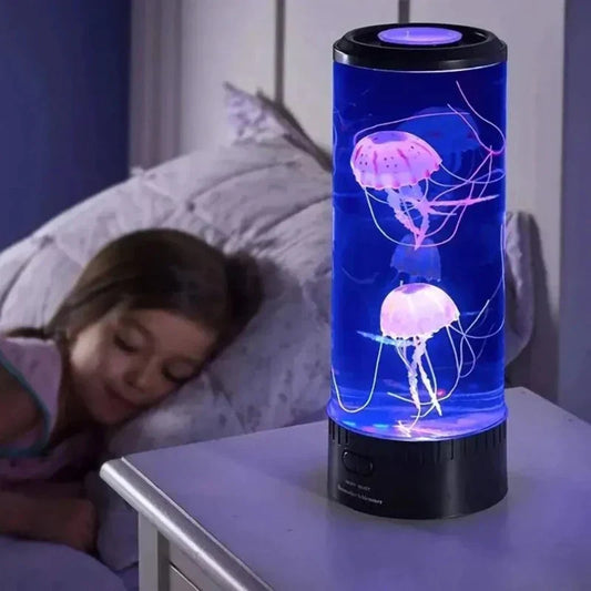 LED Jellyfish Lamp with Soft Glow – Aquatic Decor for Home, Office, and Relaxation Spaces
