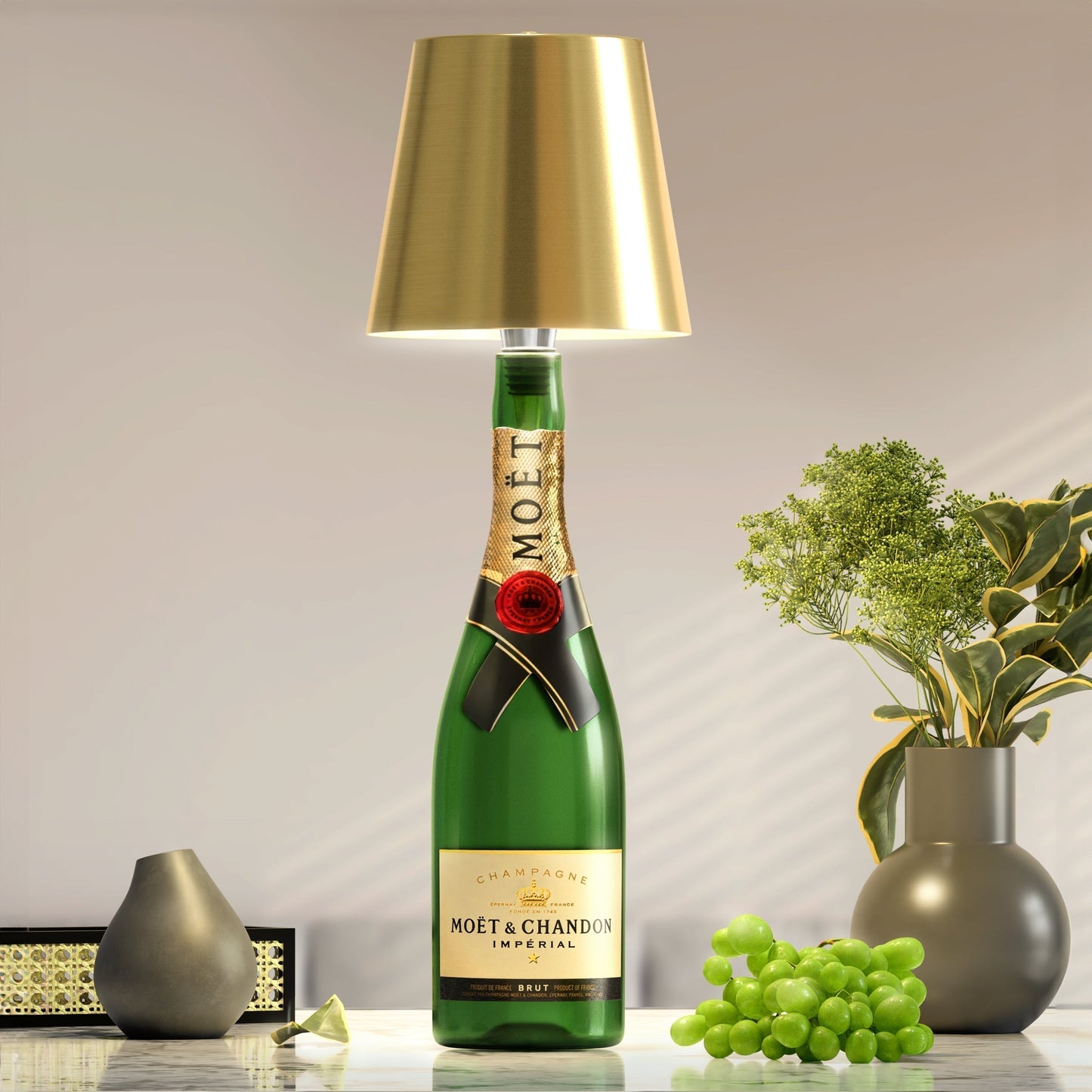 LED Bottle Lamp | Eco-Friendly, Dimmable & Portable Lighting for Home Decor