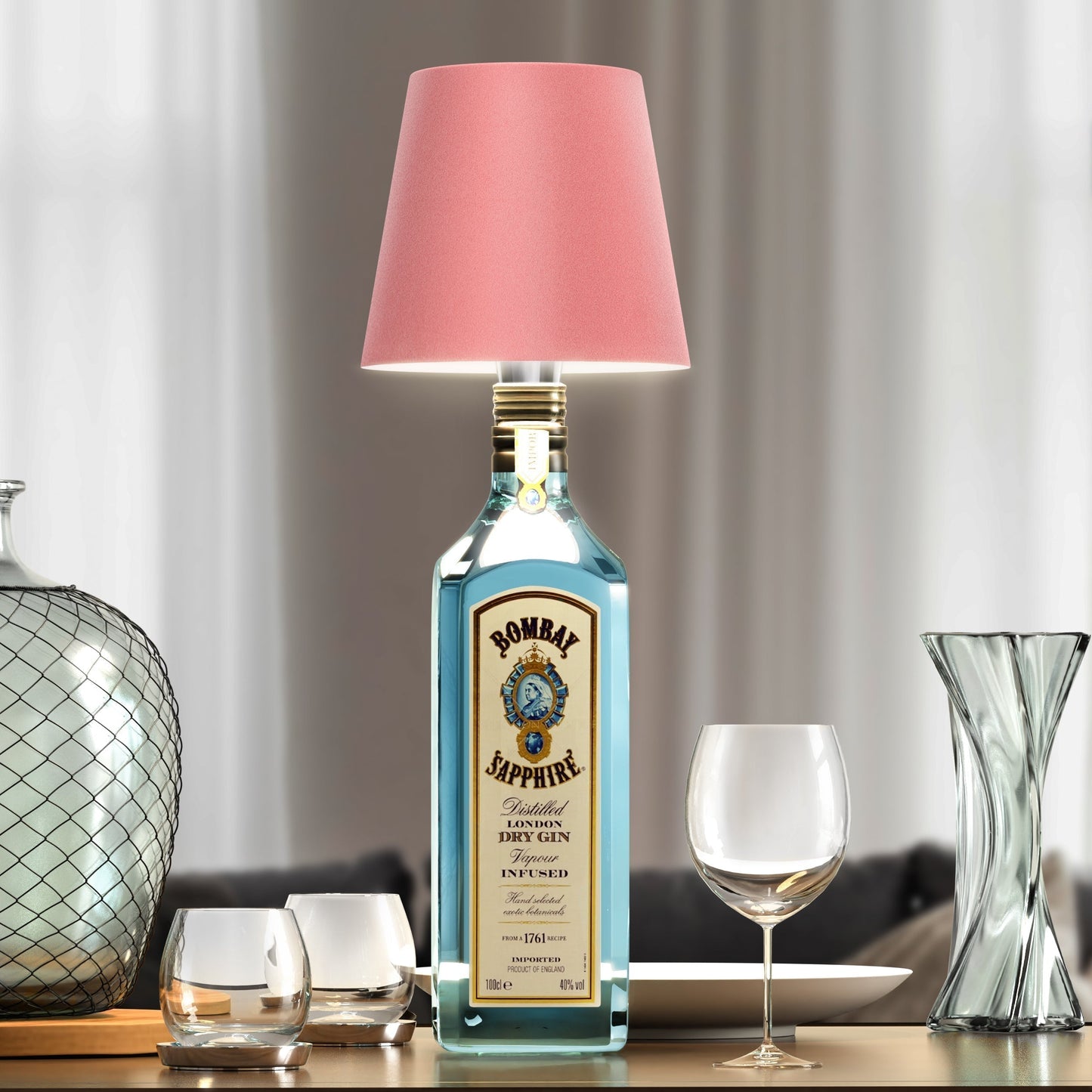LED Bottle Lamp | Eco-Friendly, Dimmable & Portable Lighting for Home Decor
