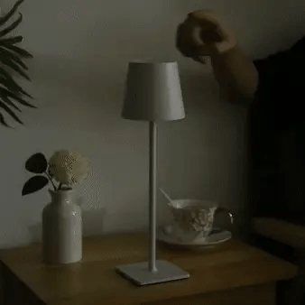 Luminara™ | Modern Rechargeable LED Wireless Table Lamp | Portable Lighting for Home, Office & Outdoor Use