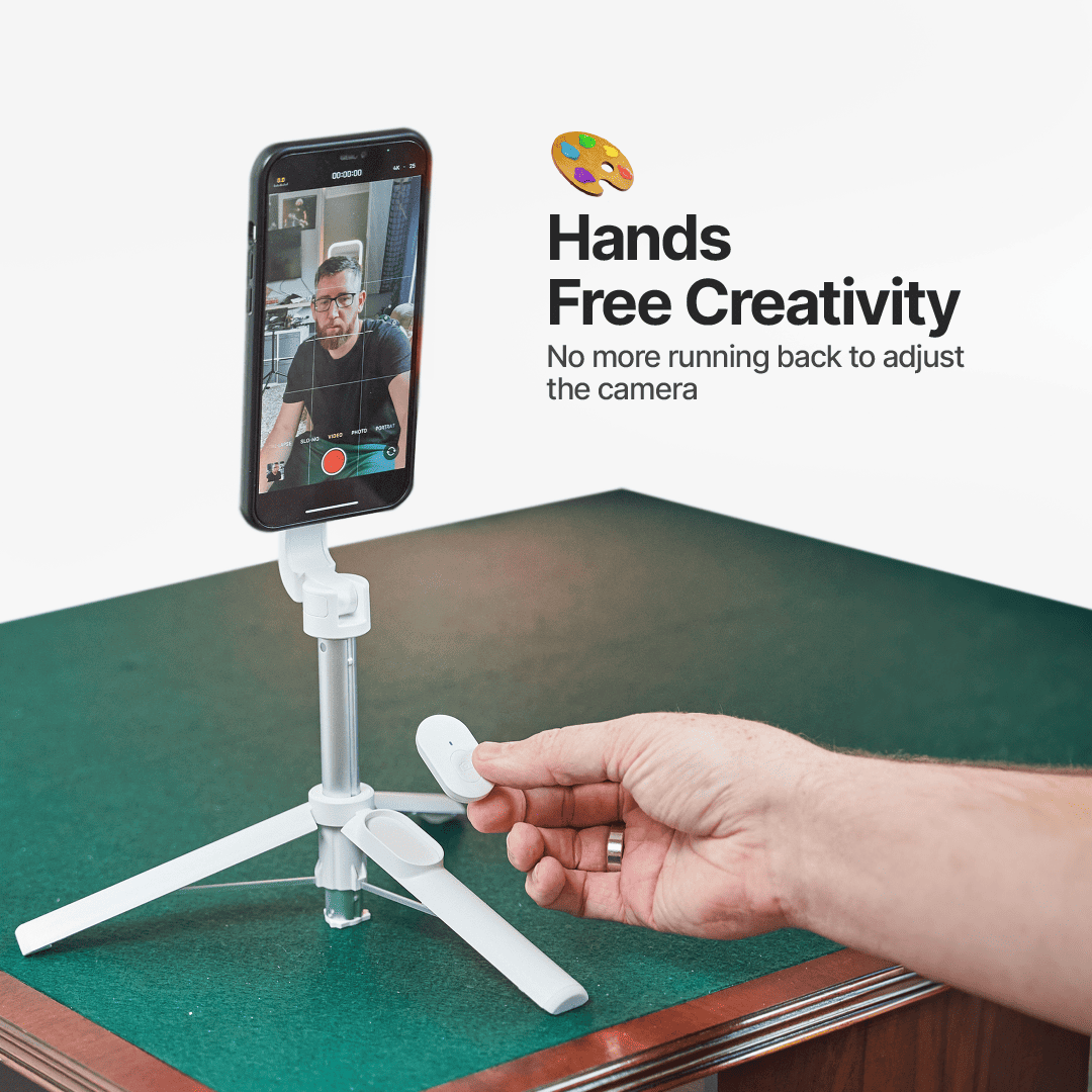 iPhone Tripod with Wireless Remote | for Content Creators