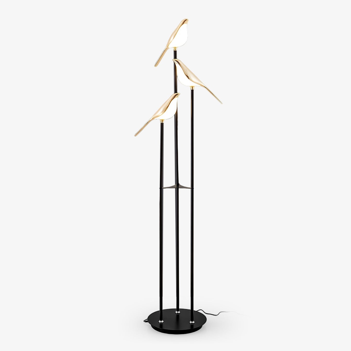 LED Torchiere Floor Lamp with Adjustable Height and Soft Light for Living Room & Bedroom Use