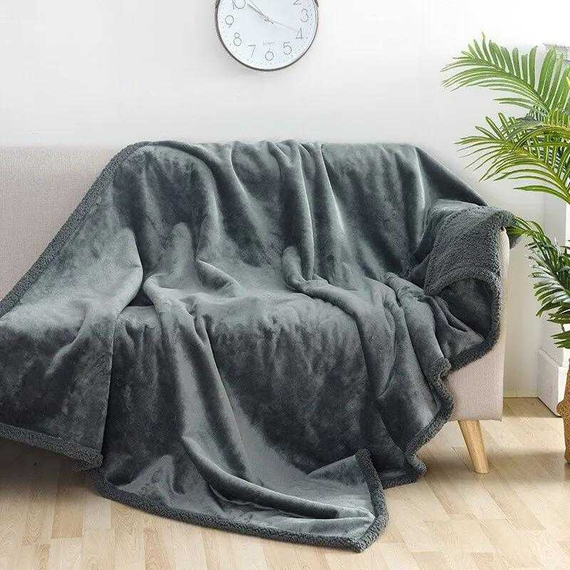 Waterproof Plush Blanket | Stain-Resistant, Reversible Design for Furniture Protection and Cozy Comfort