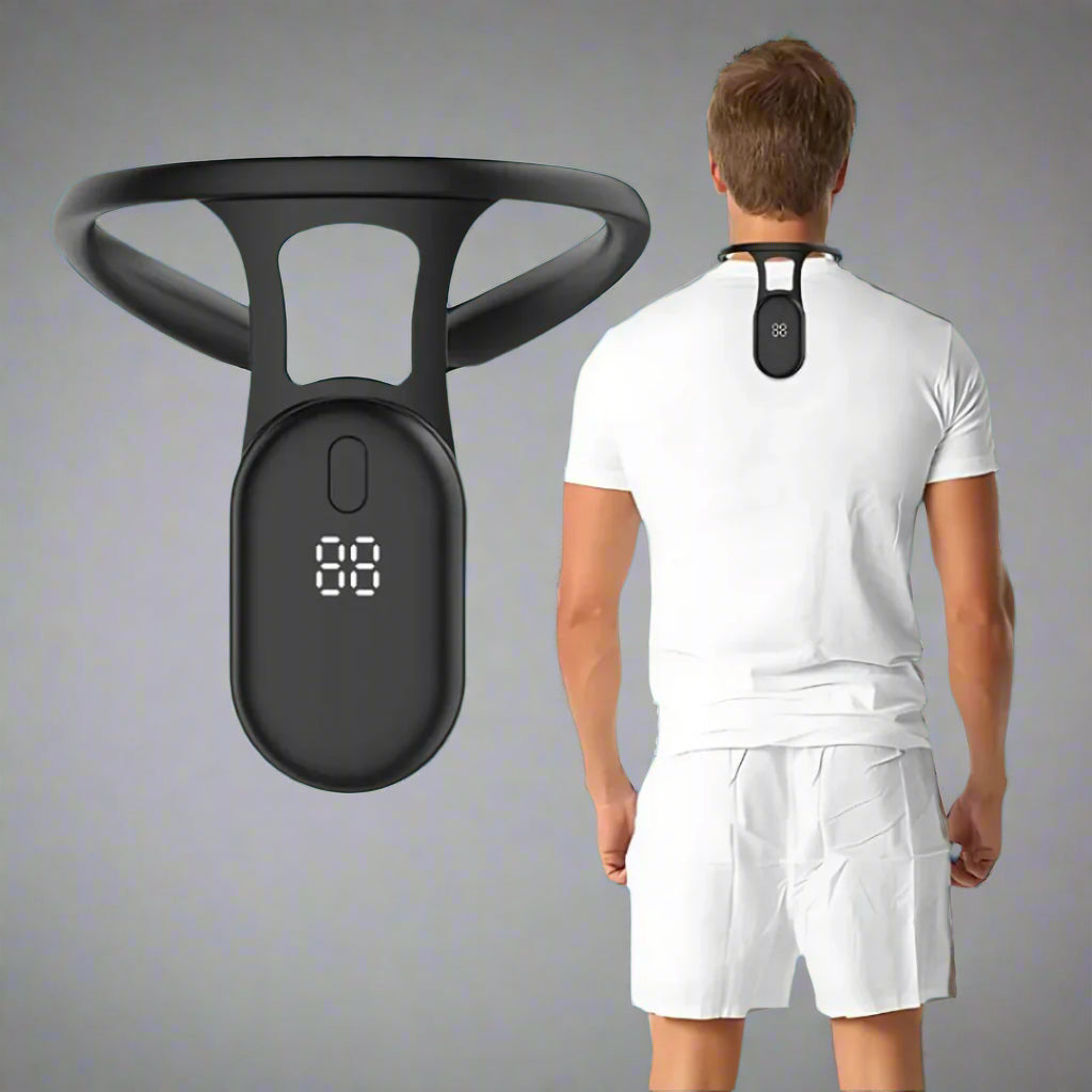Posture Corrector for Neck and Back | Real-Time Feedback, Lightweight & Breathable for Home, Office & Long Drives