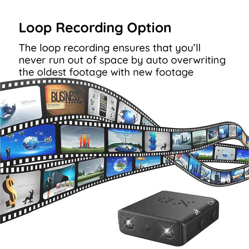 MysticEye™ | Wifi Micro HD Video Camera with Audio | Wireless Surveillance for Home Security & Monitoring