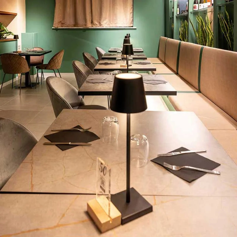 Luminara™ | Modern Rechargeable LED Wireless Table Lamp | Portable Lighting for Home, Office & Outdoor Use