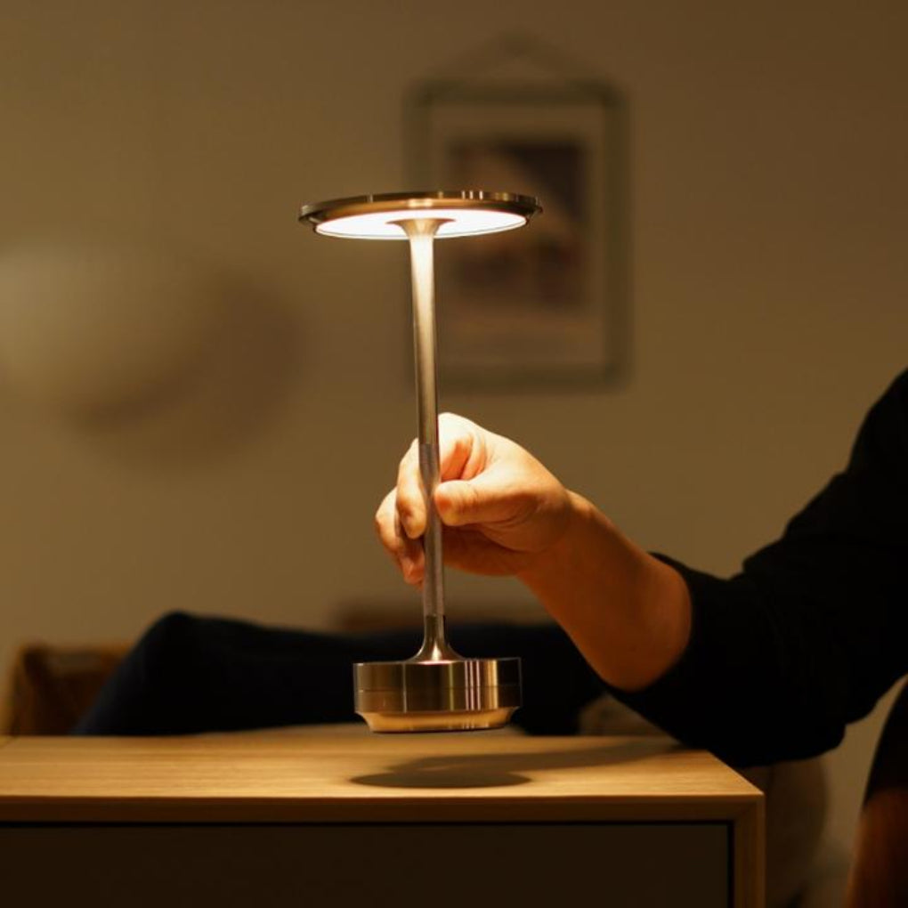 Portable Cordless Table Lamp | Dimmable, Rechargeable & Ideal for Indoor and Outdoor Use