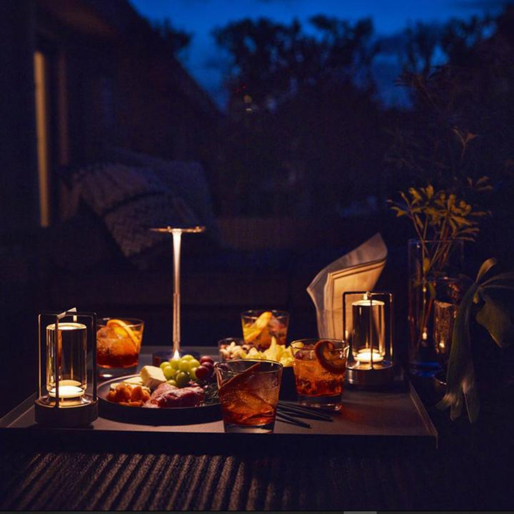 Portable Cordless Table Lamp | Dimmable, Rechargeable & Ideal for Indoor and Outdoor Use