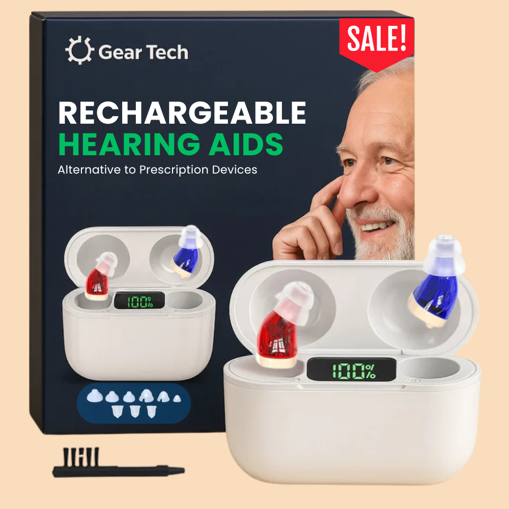 Affordable Hearing Aids UK – Rechargeable Digital In-Ear Hearing Aids with Bluetooth & All-Day Comfort
