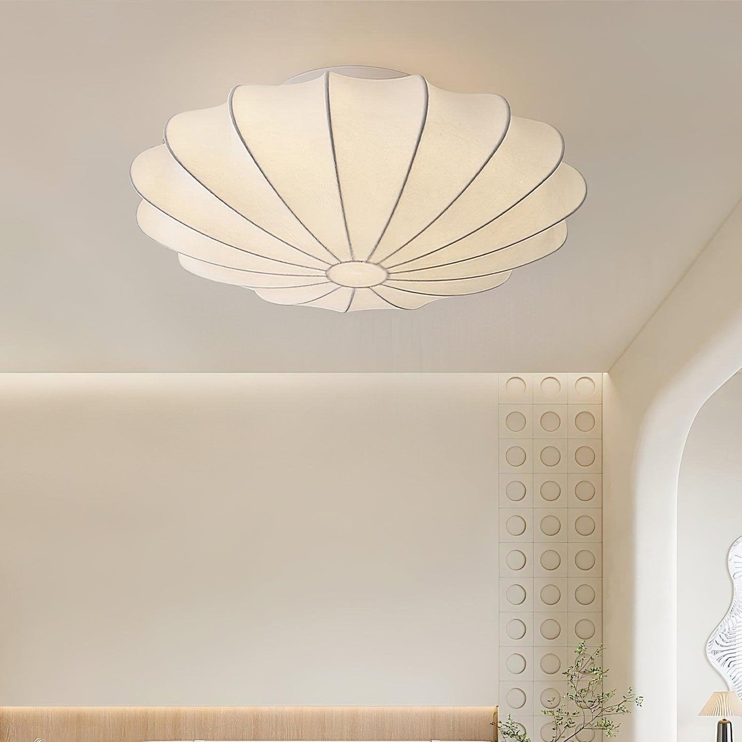 LED Bubble Ceiling Light Fixture - Modern White Design for Living Room, Kitchen & Hallway Lighting