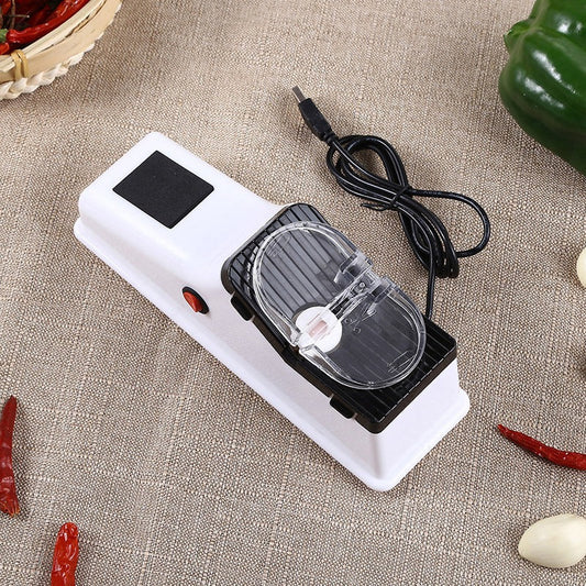 Electric Knife Sharpener for Kitchen - Professional Grade, 2-Stage Sharpening System for All Knife Types