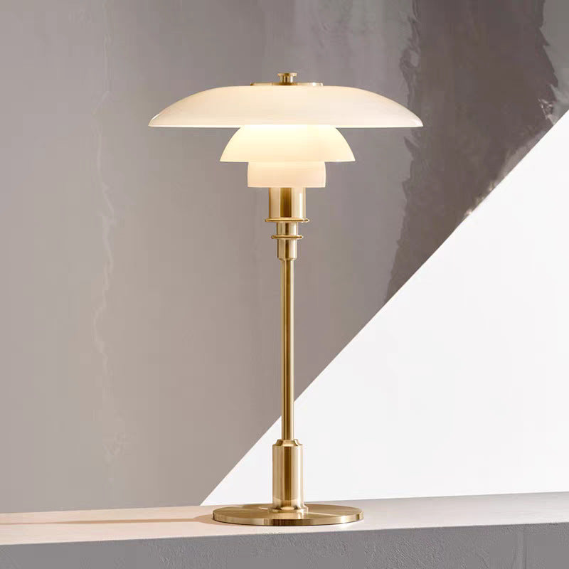 Danish Designer Table Lamp | LED. Dimmable & Ideal for Bedroom. Living Room or Reading Nook