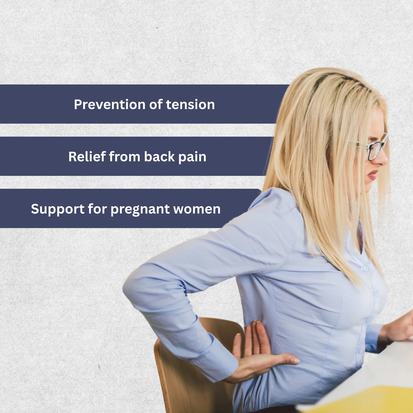 Orthopedic Pressure Relief Pillow | Contoured Design for Back and Neck Support at Home or Travel