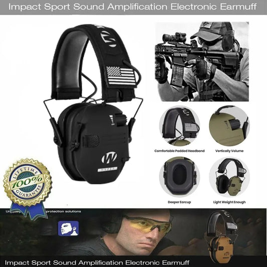 Protective Shooting Headphones | Active Noise Reduction, Lightweight & Comfortable for Shooting Activities