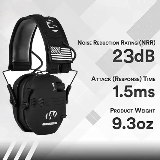 Protective Shooting Headphones | Active Noise Cancellation, Lightweight & Comfortable for Shooting Activities