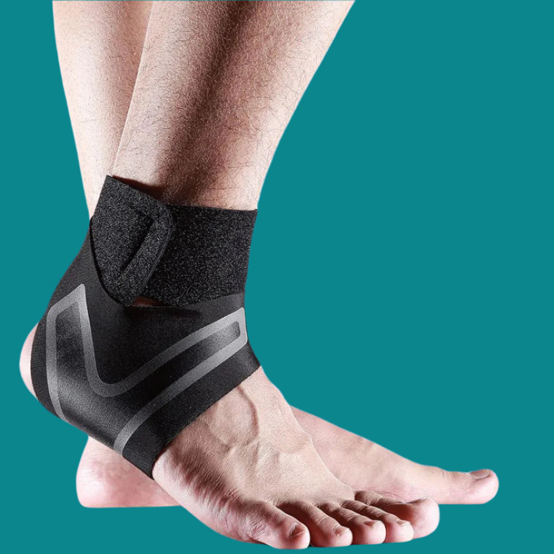Adjustable Elastic Ankle Brace for Injury Recovery & Daily Support - Comfortable Ankle Stabilizer for Sports & Active Lifestyle