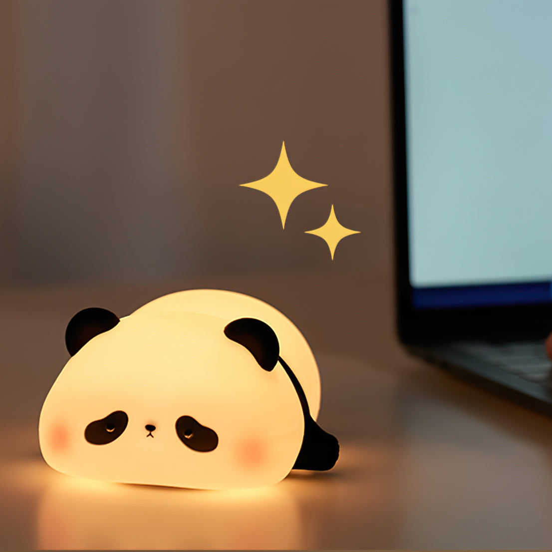 Lunaris™ | LED Table Lamp with Adjustable Brightness | Modern Design for Home Office & Bedroom Use