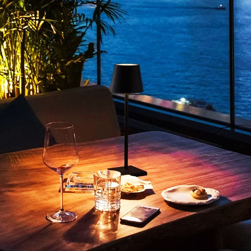 Luminara™ | Modern Rechargeable LED Wireless Table Lamp | Portable Lighting for Home, Office & Outdoor Use