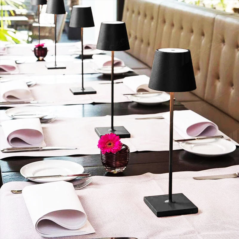 Luminara™ | Modern Rechargeable LED Wireless Table Lamp | Portable Lighting for Home, Office & Outdoor Use